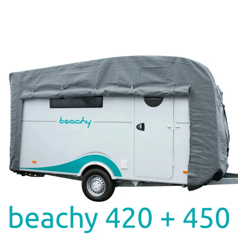 2nd Chance - your GEAR Naro L/XL Wohnwagenabdeckung für Hobby beachy 420 und 450, 4-lagige Wohnwagen Schutzhülle (71523)