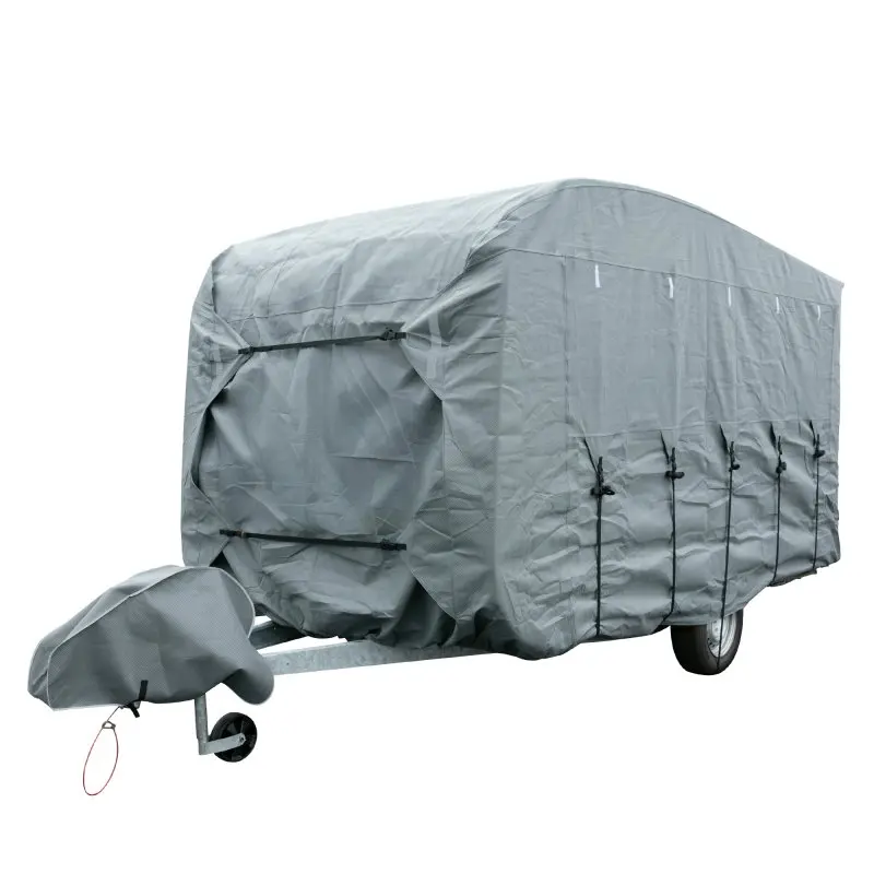 2nd Chance - your GEAR Naro L/XL Wohnwagenabdeckung für Hobby beachy 420 und 450, 4-lagige Wohnwagen Schutzhülle (71523)
