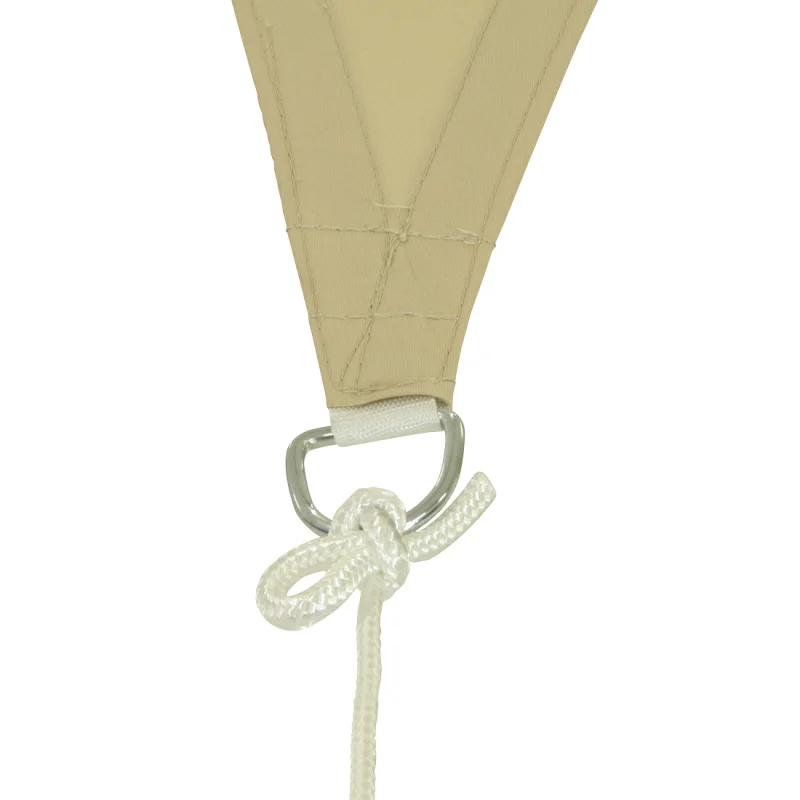 10T Wilson dreieckiges Tarp 5 m Sonnensegel wetterbeständig wasserdicht UV 80+ Schutz Sonnendach