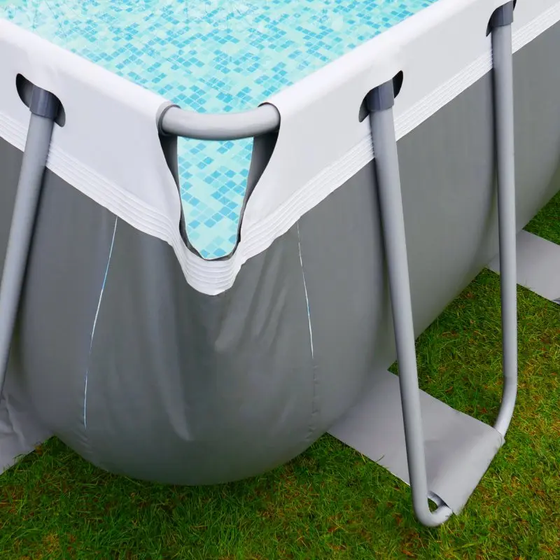 your GEAR Familien Pool 3x3x1m Stahlrahmenbecken Gartenpool Stahlrohrbecken Schwimmbad Planschbecken