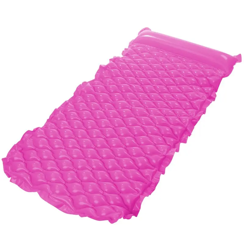 Jilong Wave Mat Pink 218x88cm Schwimmmatte Luftmatratze Strandmatte Poolliege Wasserliege