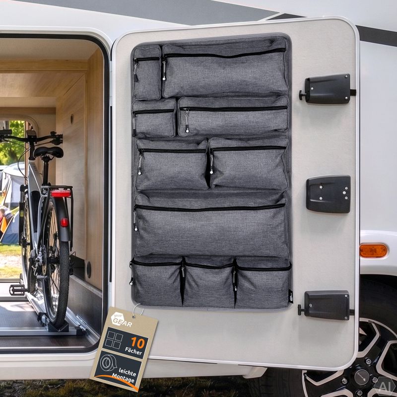 your GEAR Ivera 50x90 - organizer per garage posteriore camper, borsa portaoggetti