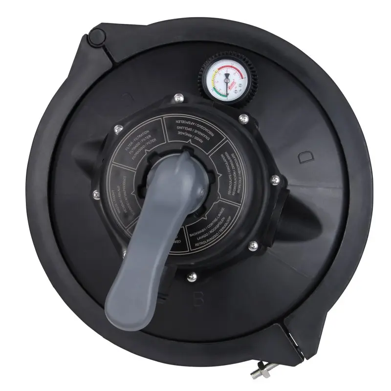 yourGEAR Sand-Filteranlage SFP 6813 L/h Sandfilter Pool-Pumpe 7 m³/h Schwimmbadpumpe + 6 Wege Ventil