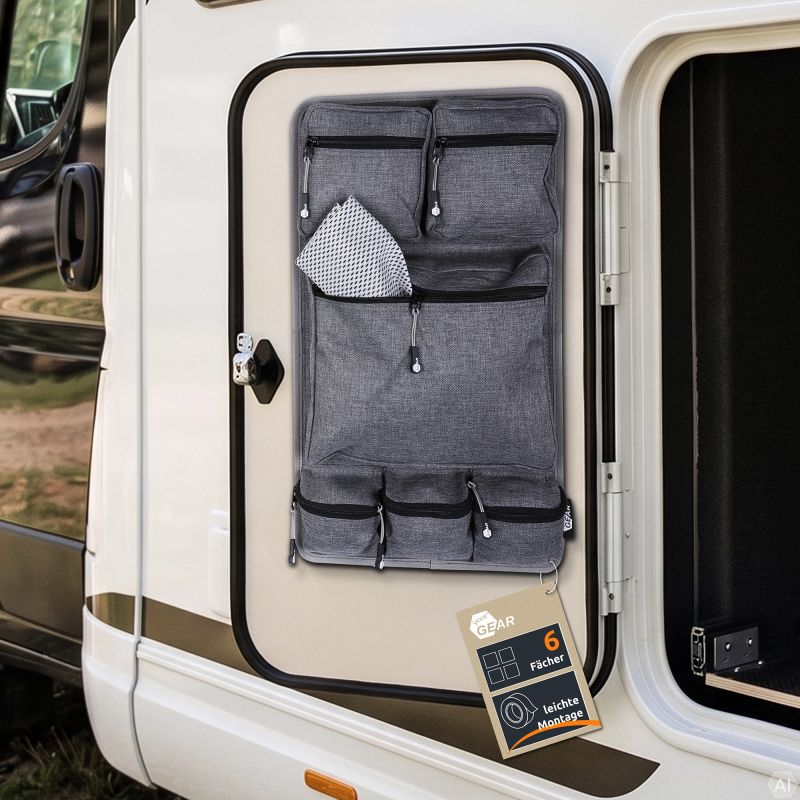 your GEAR Ivera 30x50 - Organizer per garage posteriore camper, pratico portaoggetti da parete