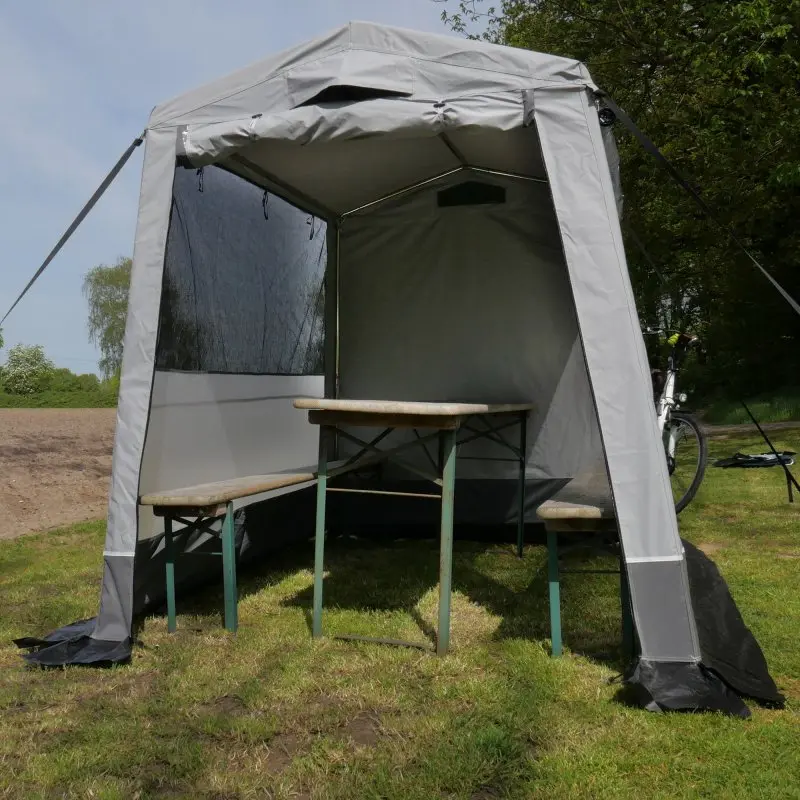 your GEAR Trient Multi Storage - Küchenzelt, Gerätezelt, 240 x 180 x 200 cm Zelt, 2 Fenster, UV 50+