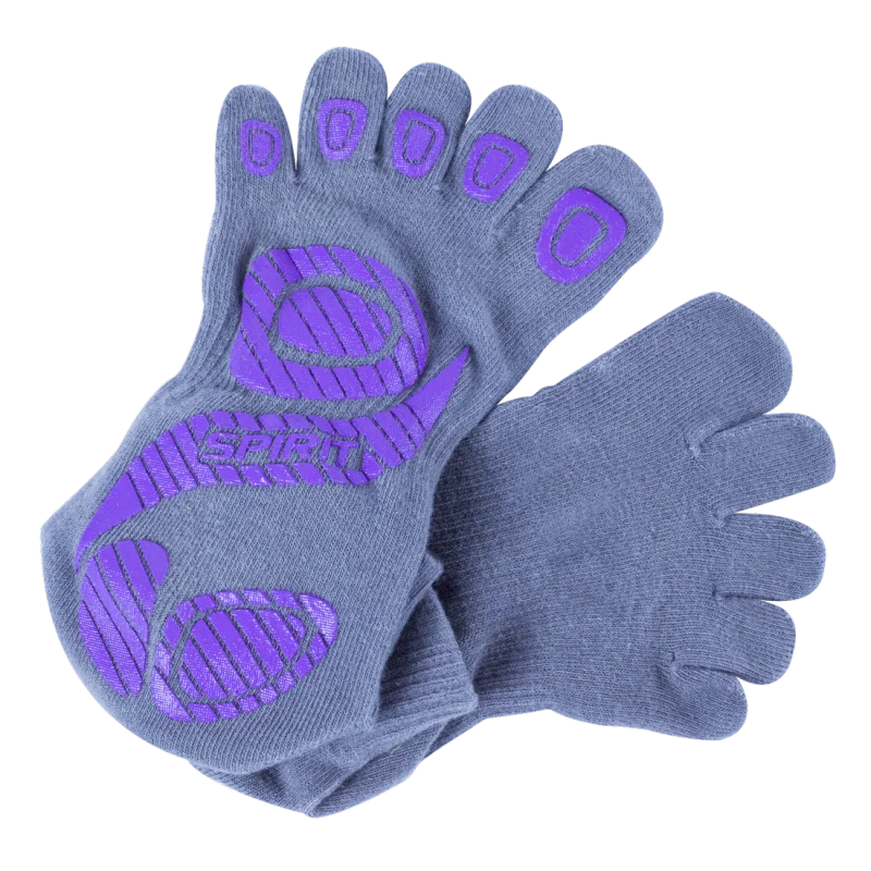 Spirit Yoga Socken XS/S Fitness, Pilates, Yoga, Turnen, Tanzen Anti-Rutsch Stoppersocken Anti-Rutsch