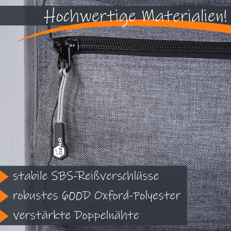your GEAR Ivera 30x50 - Organizer per garage posteriore camper, pratico portaoggetti da parete