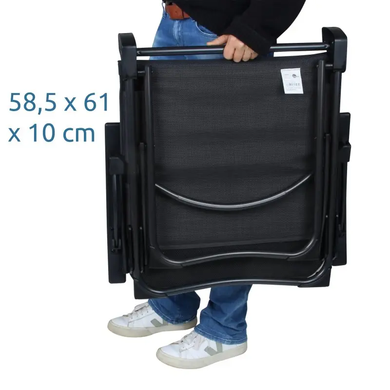 your GEAR Campingstuhl Carini - gepolsterter Klappstuhl - geeignet für VW T5 T6 T6.1 Heckklappe