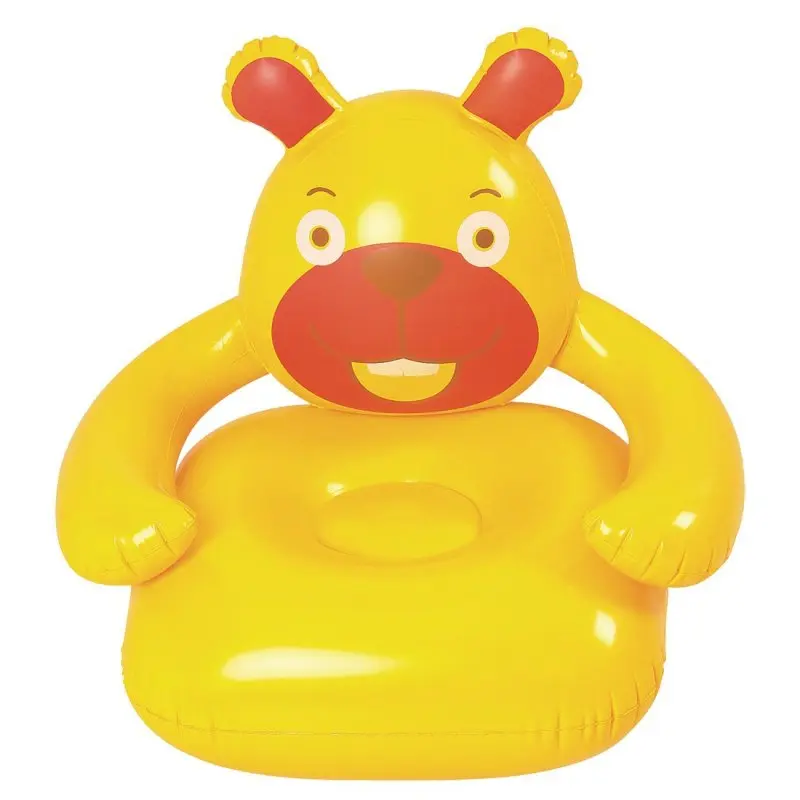 Jilong Bär Sofa 78x68x68 cm Kindersessel Kinder Sitzkissen Kindersofa Kinderstuhl Stuhl aufblasbar
