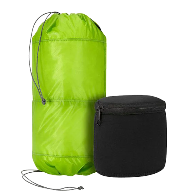 Trekmates Bag 10L Packbeutel mit 2 Neopren Taschen Packsack beidseitig befüllbar