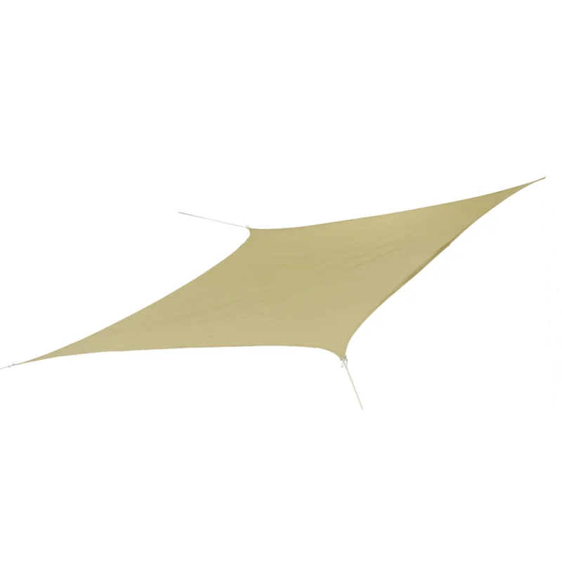 10T Patterson quadratisches Tarp 3,6x3,6m Sonnensegel wetterbeständig atmungsaktiv 90% Verschattung