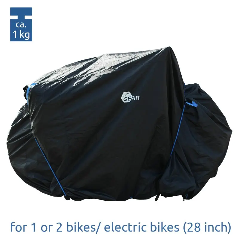 your GEAR Cordoba - wasserdichte Fahrradabdeckung für Fahrradträger & Schutzhülle für 2 Fahrräder