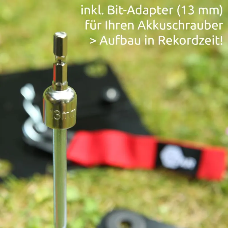 your GEAR Ancor Plate MONTANA - Ankerplatten-Set Stützfuß Fixierung für Thule Dometic Fiamma Markise