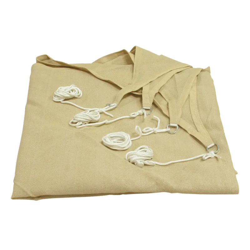 10T Patterson quadratisches Tarp 3,6x3,6m Sonnensegel wetterbeständig atmungsaktiv 90% Verschattung