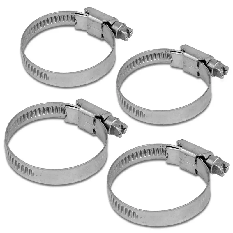 yourGEAR 2x Pool Schlauchverbinder 32-32 mm | 38-38 mm | 32-38 mm Poolschlauch Adapter 4 Schellen