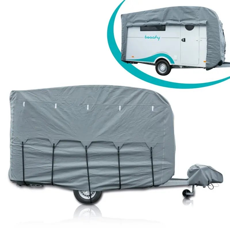 2nd Chance - your GEAR Naro L/XL Wohnwagenabdeckung für Hobby beachy 420 und 450, 4-lagige Wohnwagen Schutzhülle (71523)
