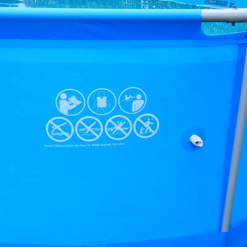your GEAR Familien Pool Ø 366 x 122cm Stahlrahmenbecken Gartenpool Schwimmbecken Schwimmbad
