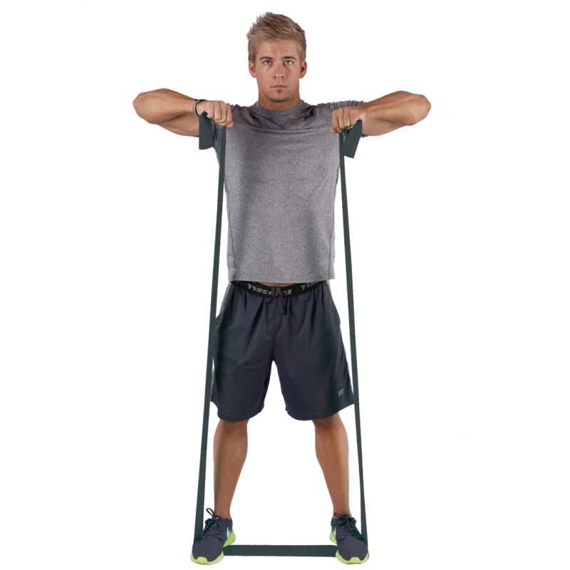 Spirit Fitnessband 27 kg Band Expander LATEXFREI 22,8 m Rolle, Ideal für jedes Leistungsniveau