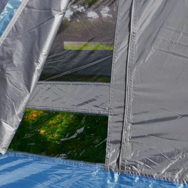 your GEAR Wohnwagenvorzelt Malibu 350 - Caravan Zelt, Reisevorzelt mit herausnehmbarer Vorderwand