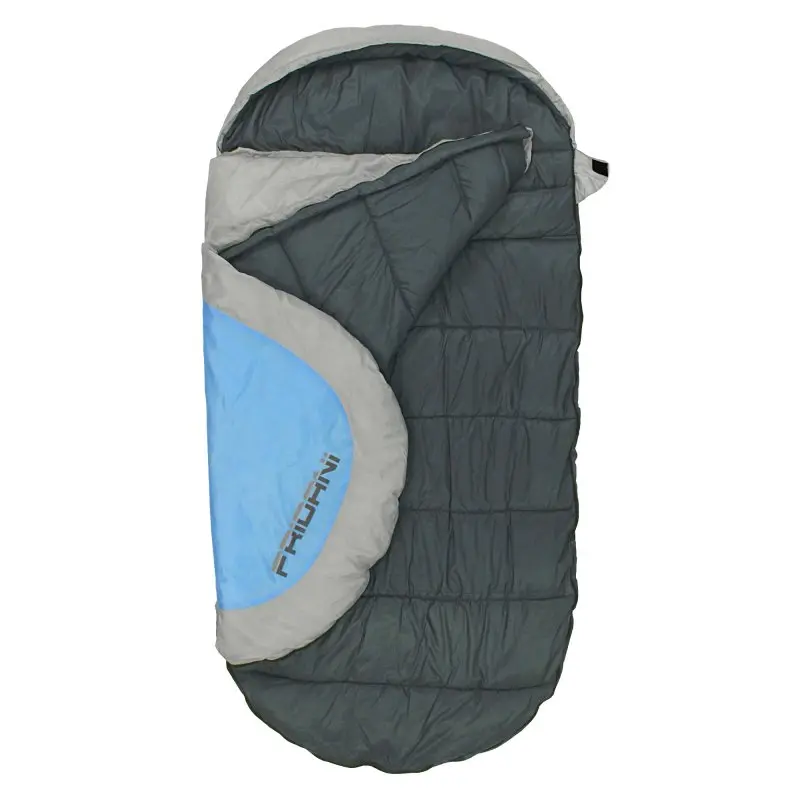 Fridani Kinderschlafsack PB 180x90cm XXL Deckenschlafsack -12°C Blau warm wasserabweisend waschbar