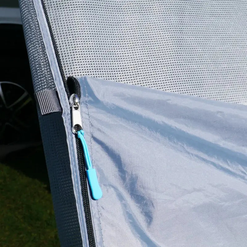 your GEAR Sun + Rain Blocker 4,3 x 2 m - Vorderwand für Markise schützt vor Sonne, Wind und Regen